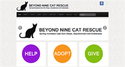 Desktop Screenshot of beyond9catrescue.org